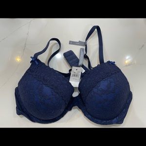 Brand new aerie bra. NOT push up. Blue lace.